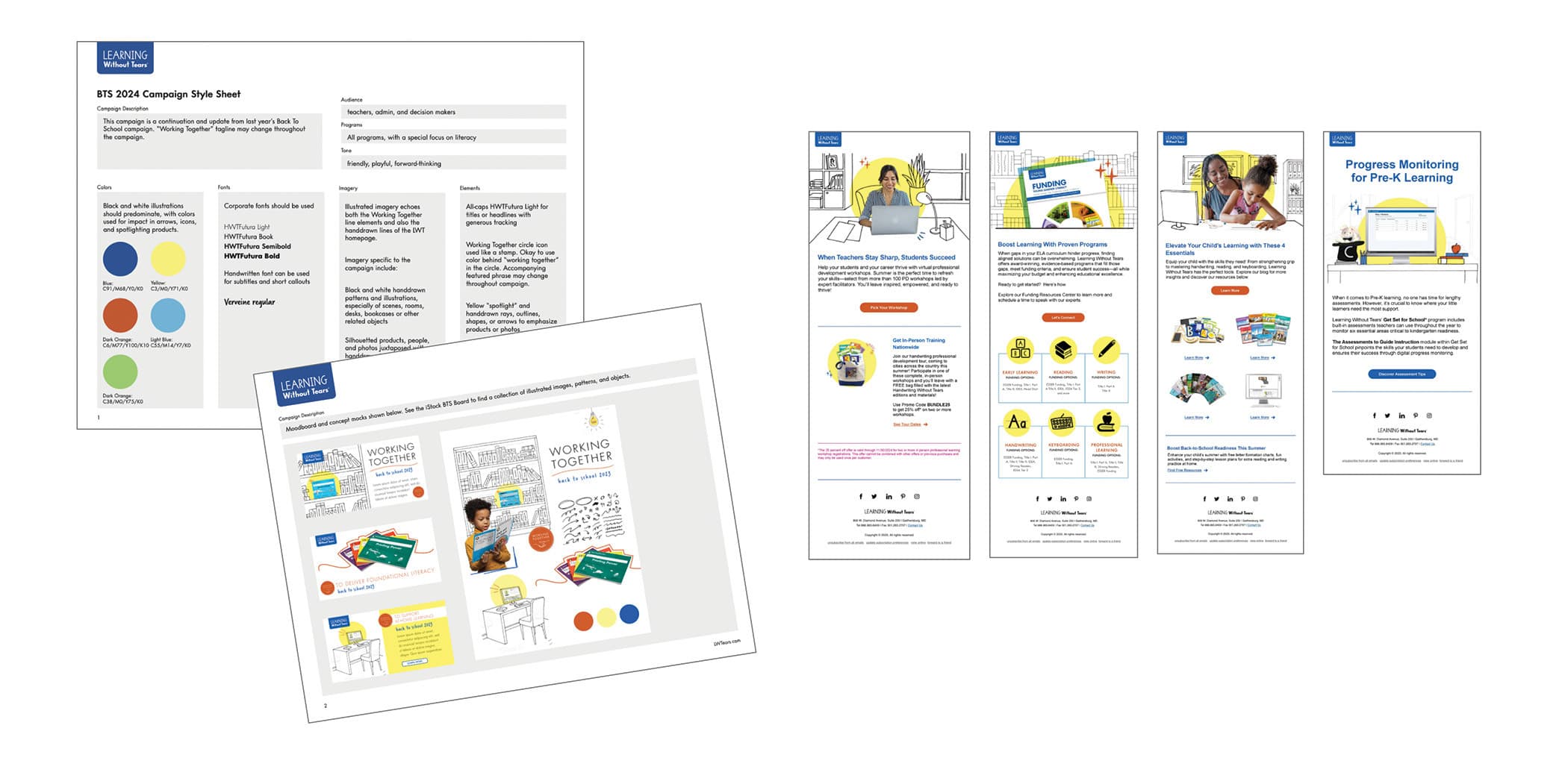 Learning Without Tears Back to School Email Campaign