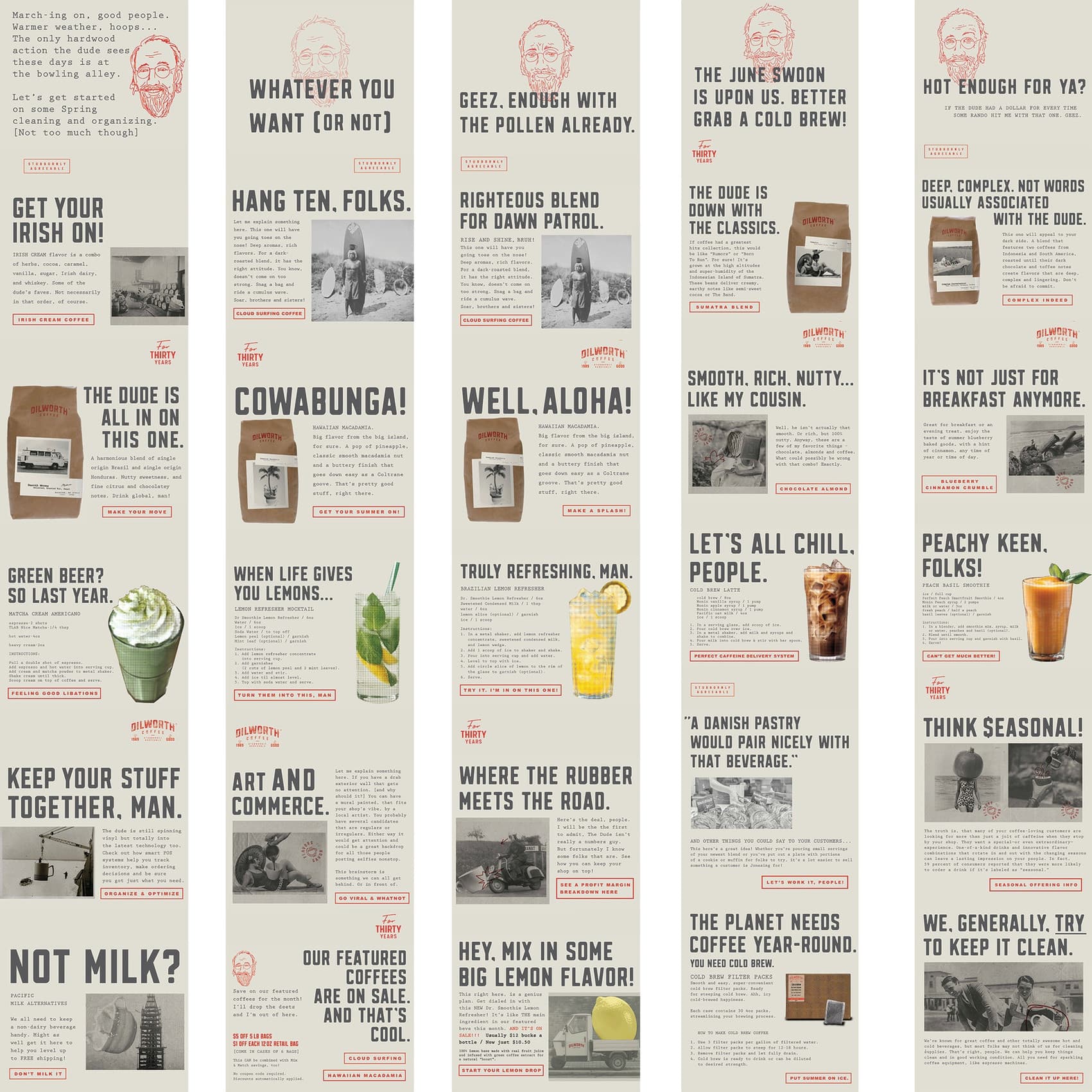 A Hero's Journey Dilworth Coffee Newsletters