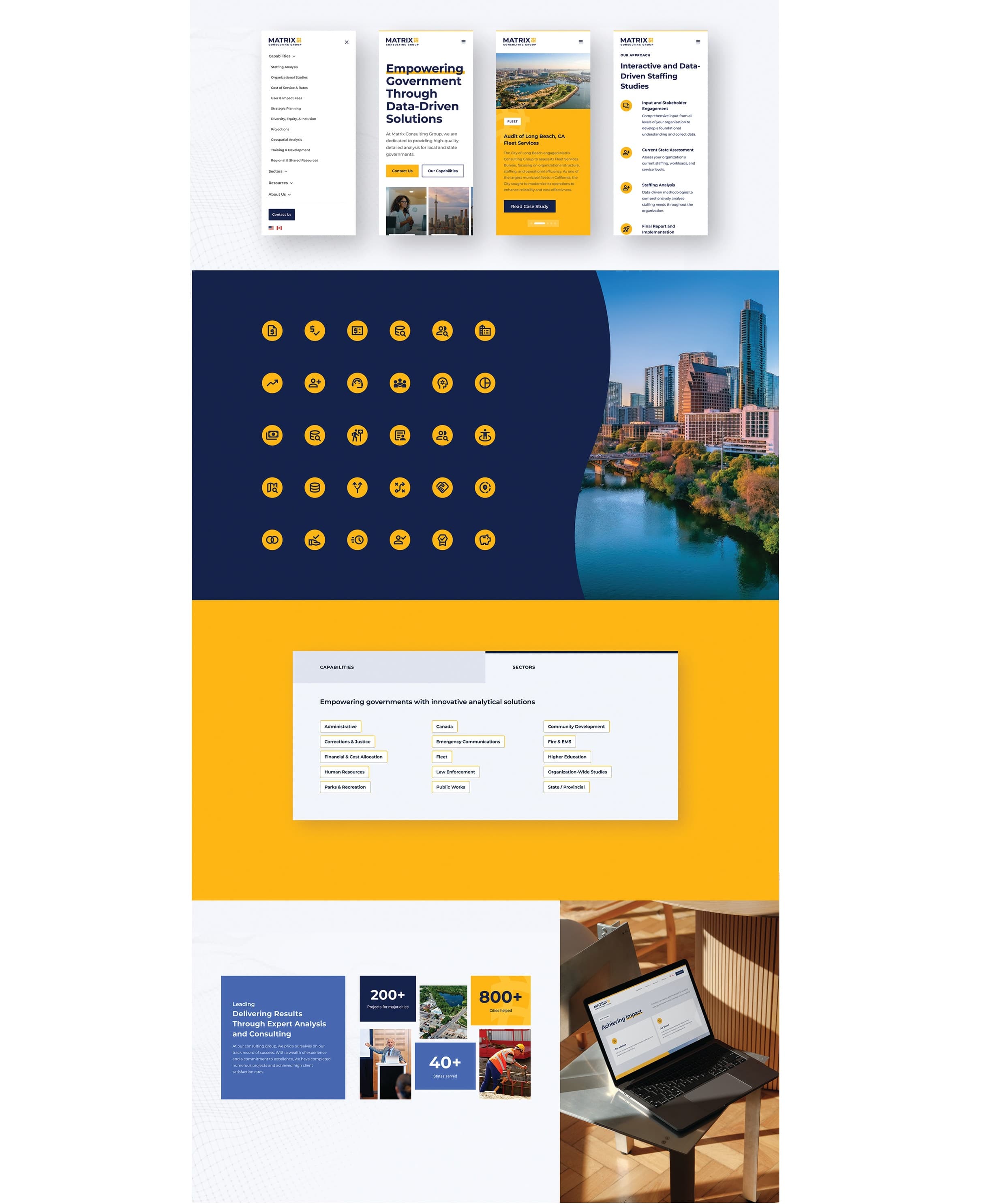 Matrix Consulting Group Website Design