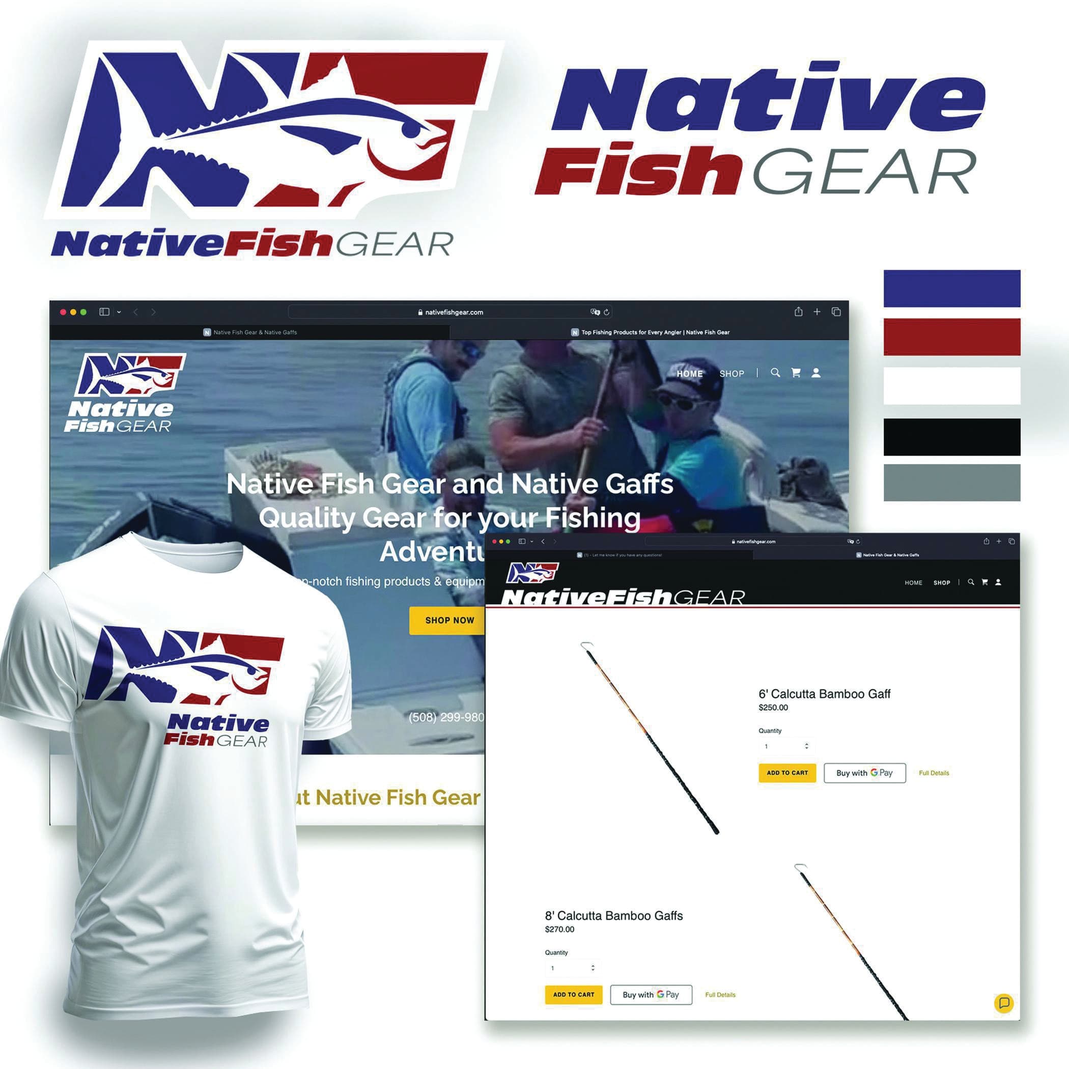 Native Fish Gear Digital Brand Assets