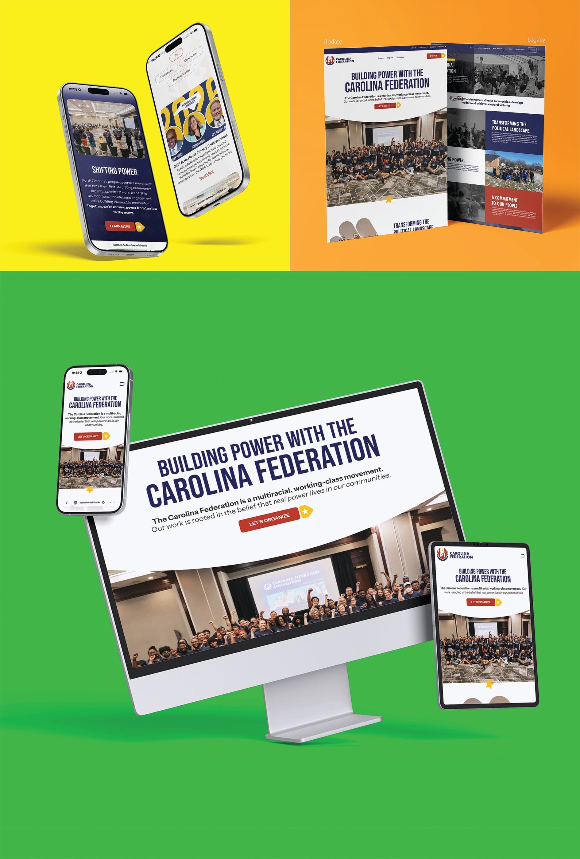 Carolina Federation Primary Website Design