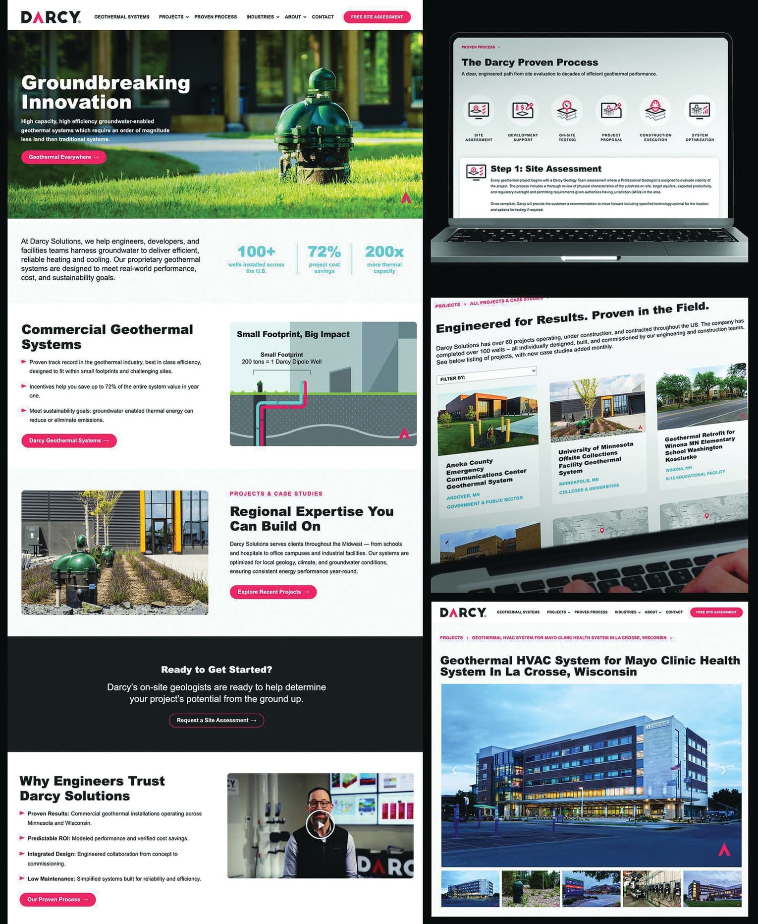 Darcy Solutions Website Design