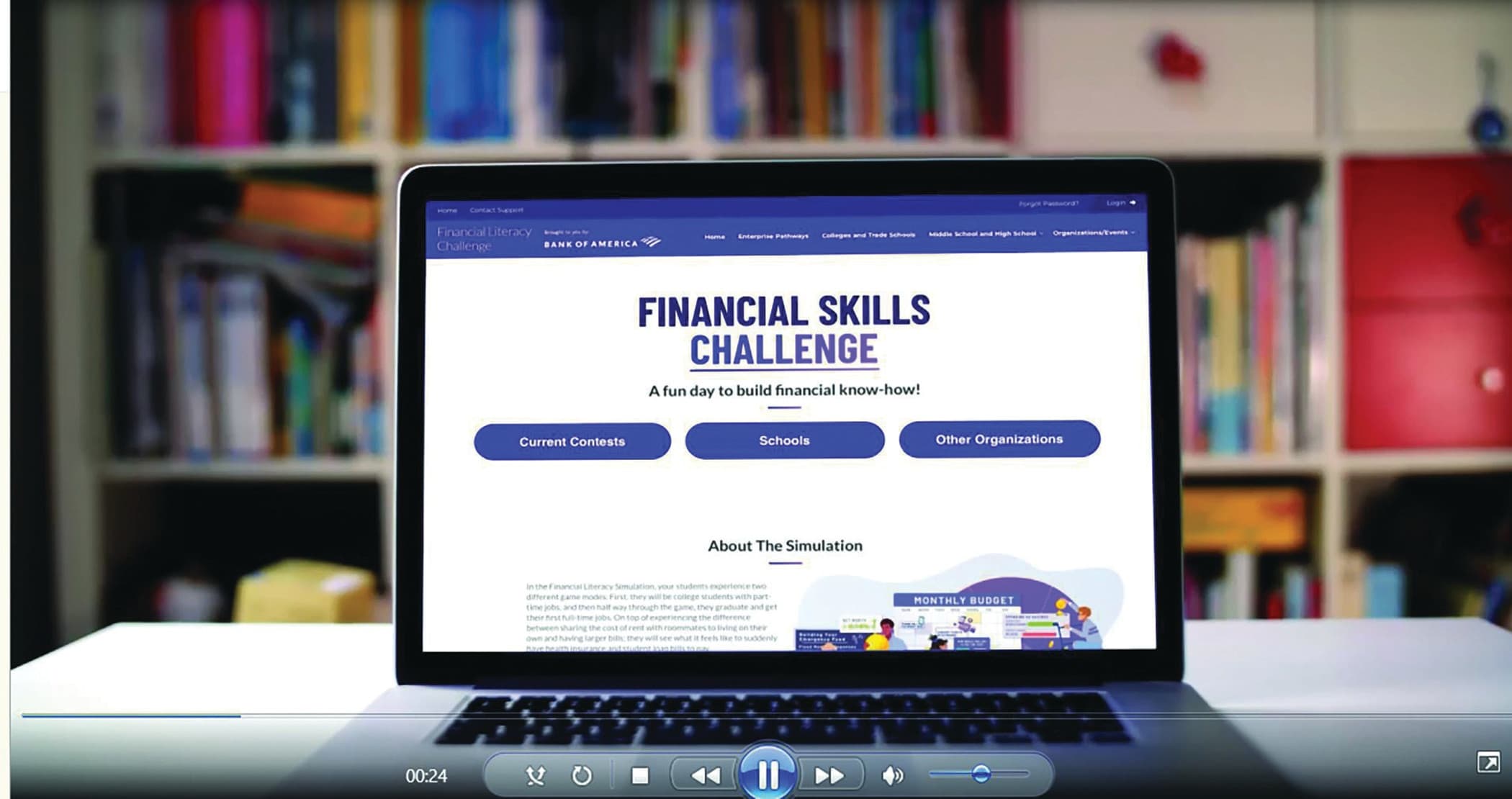 Financial Literacy Simulator Video