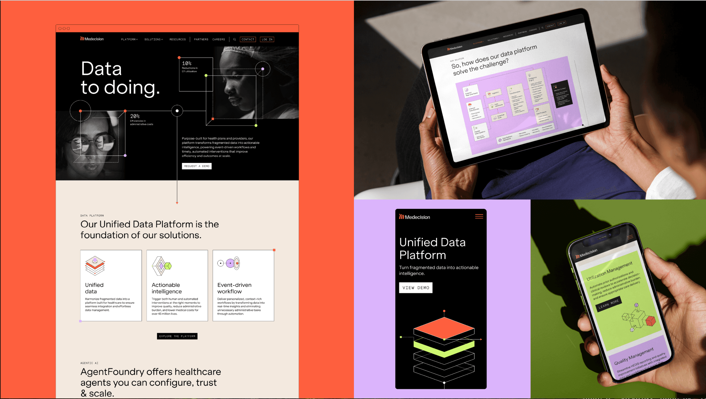Medecision Website Design