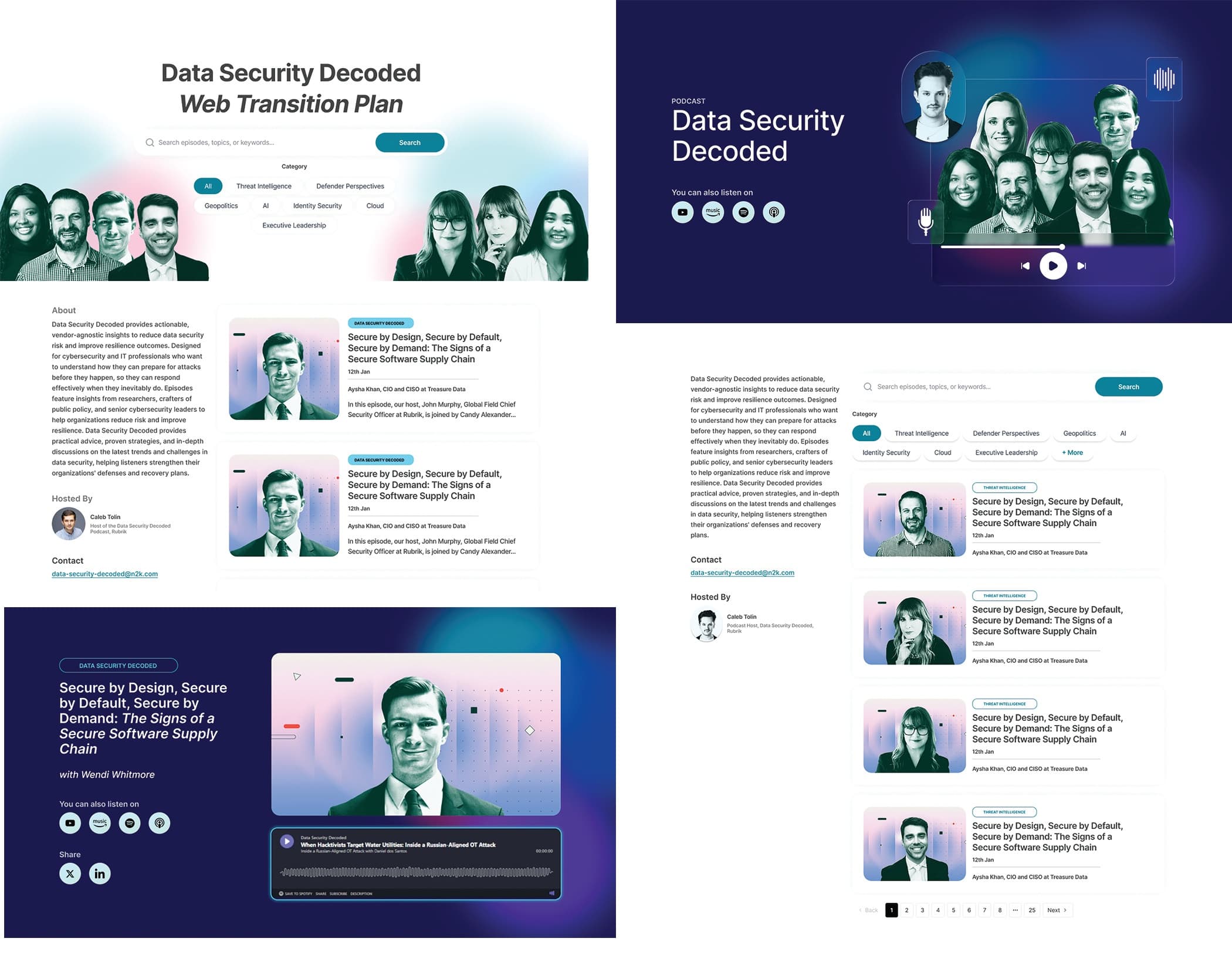 Data Security Decoded: Podcast Web Experience