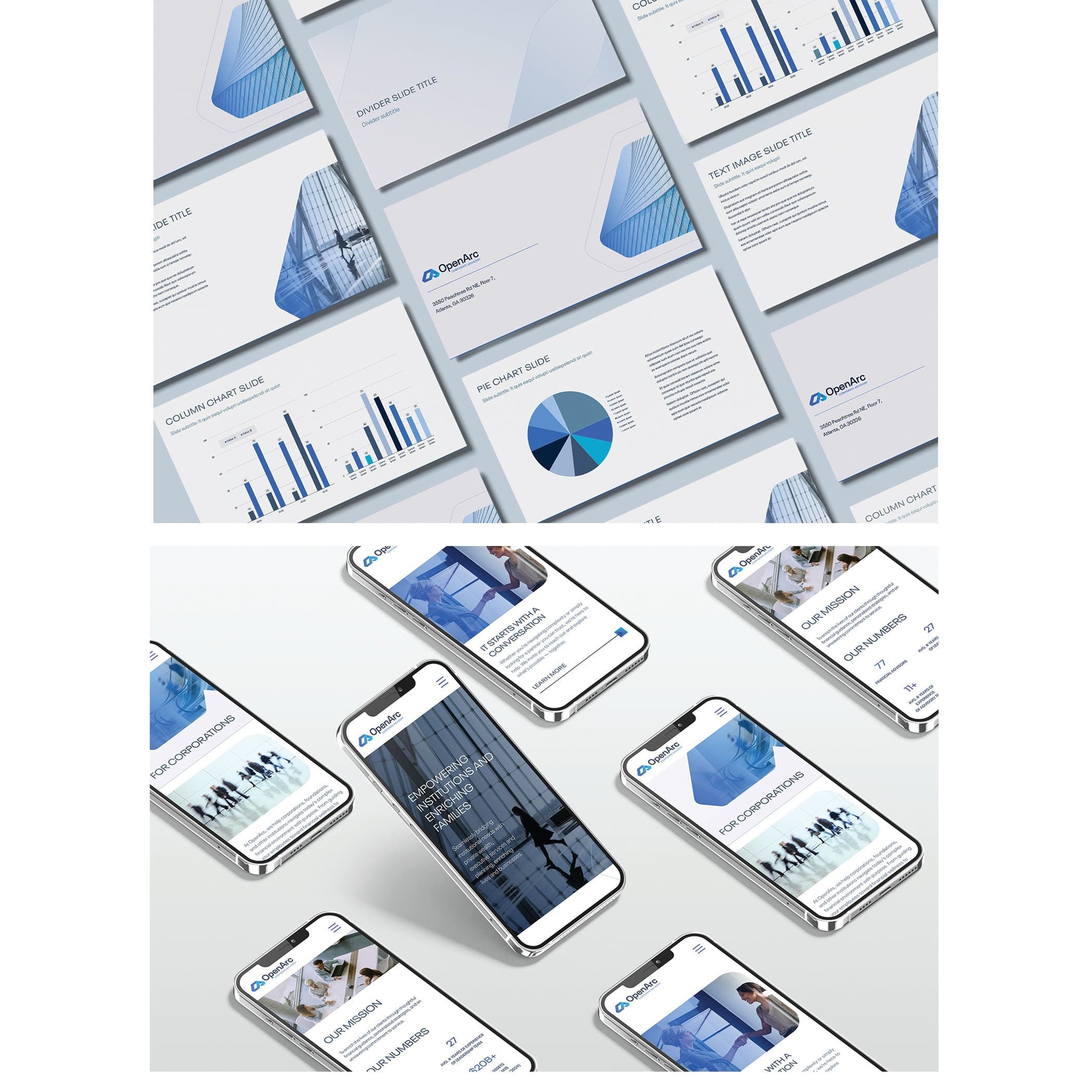 OpenArc Corporate Advisory Website Design