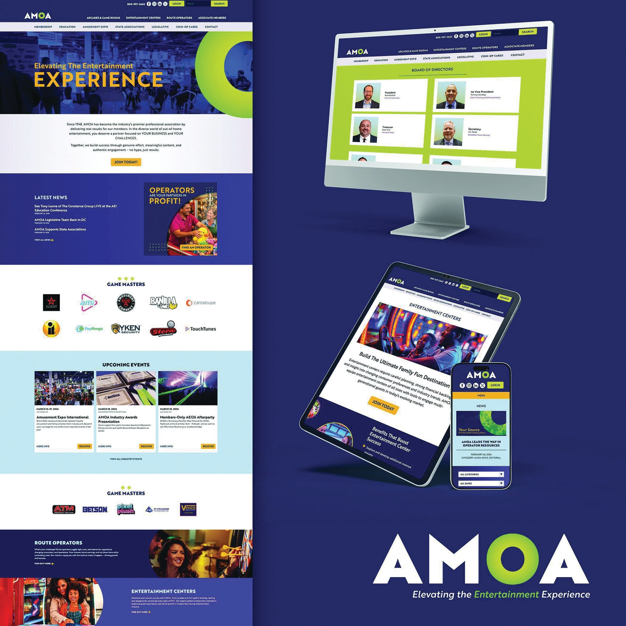 AMOA Website Design