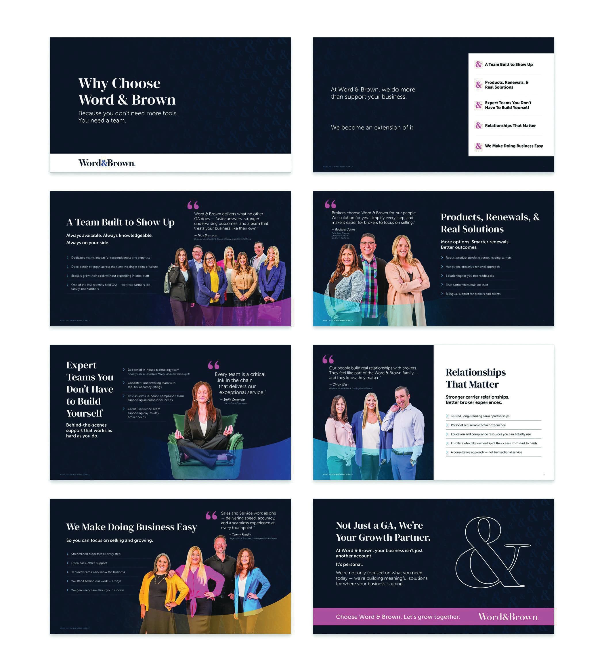 Why Word & Brown Digital Brochure