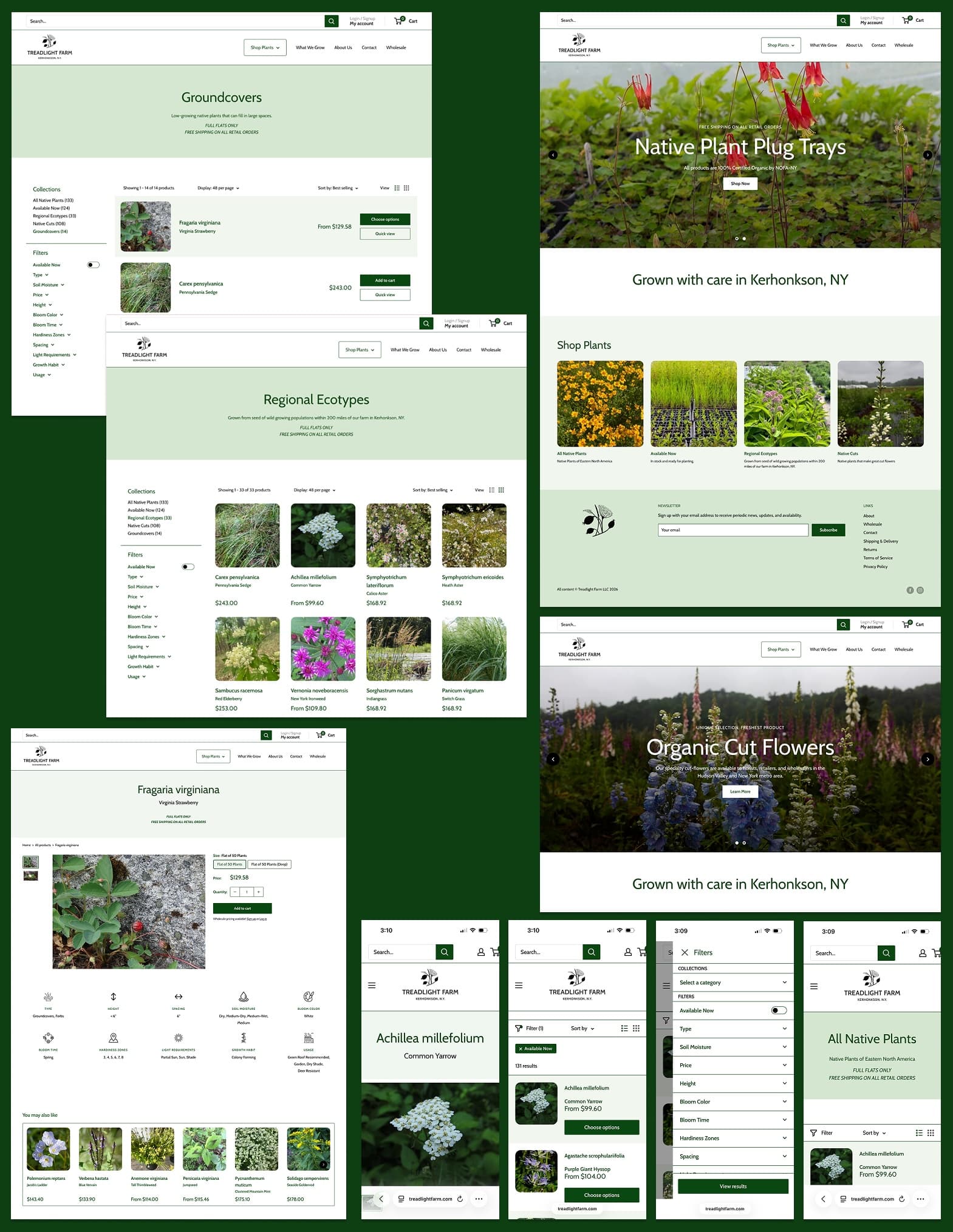 Treadlight Farm E-Commerce Website