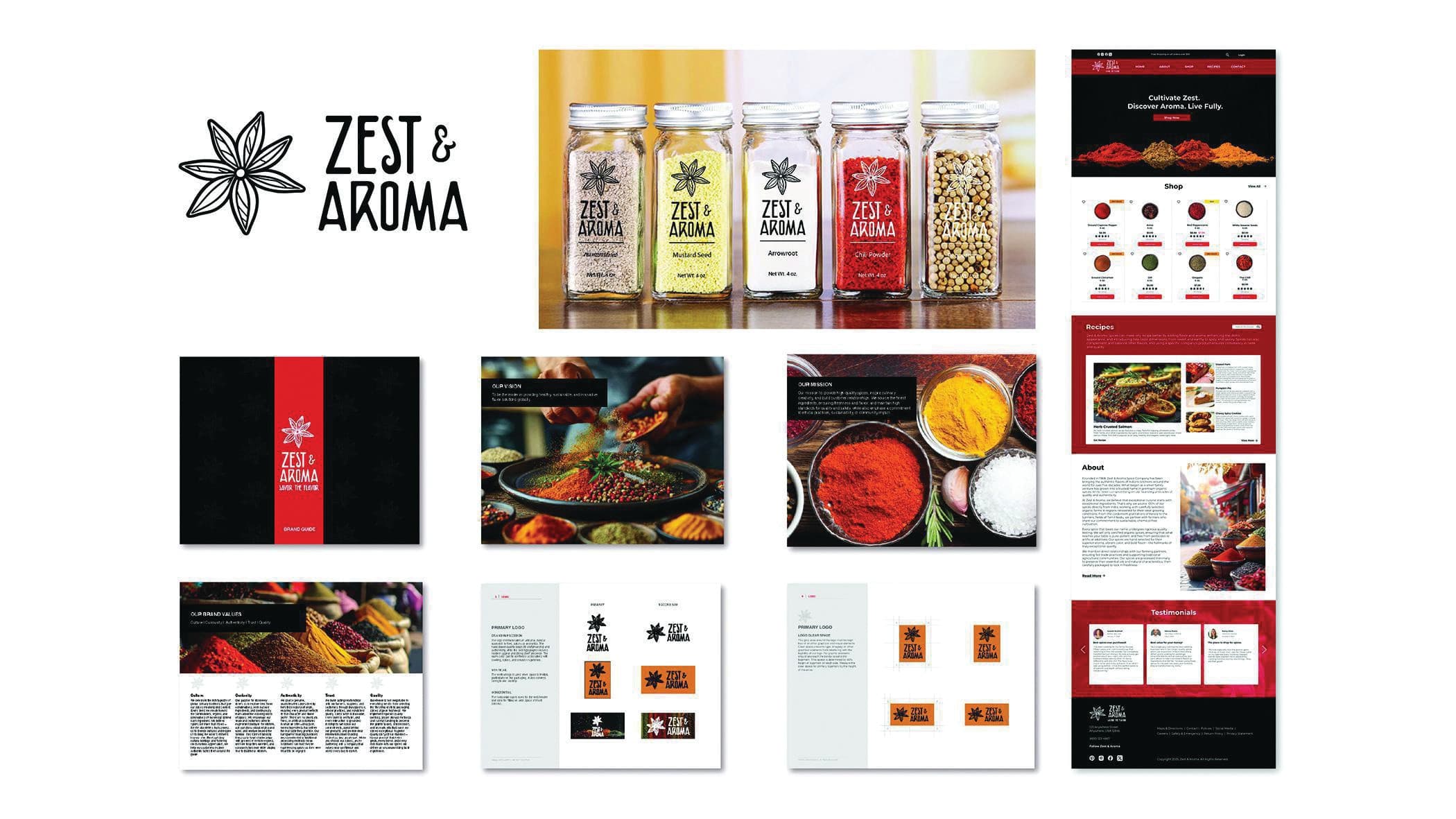 Zest & Aroma Digital Branding