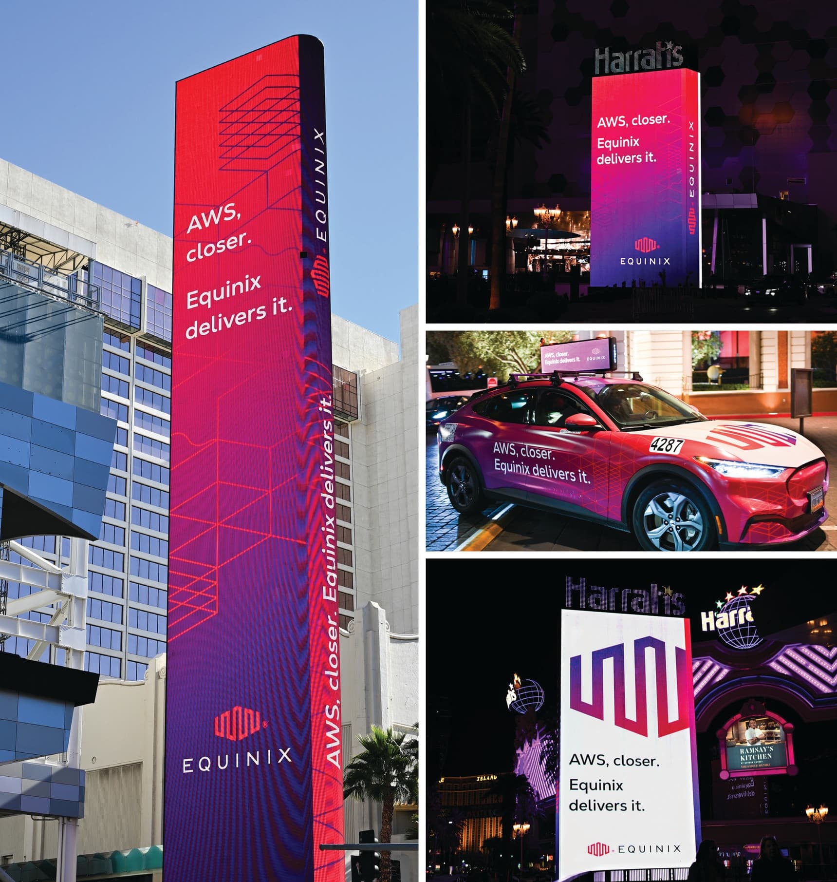 OOH Campaign for Equinix at AWS: Invent