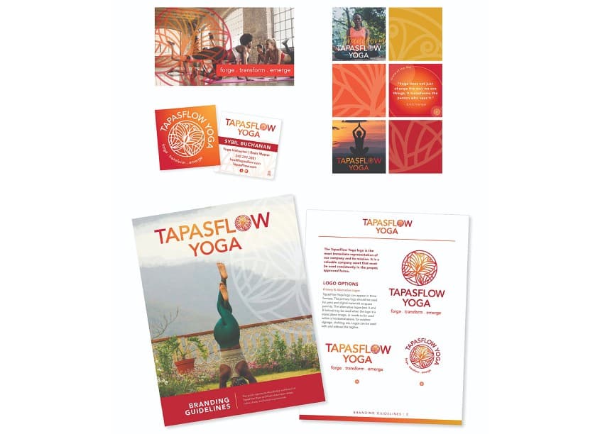 TapasFlow Yoga Brand Family