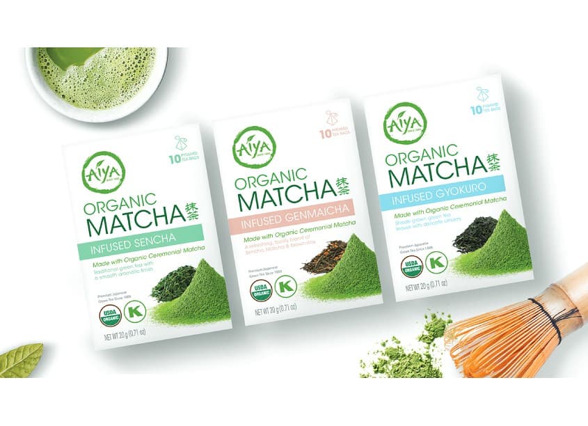 Aiya Matcha Organic Packaging