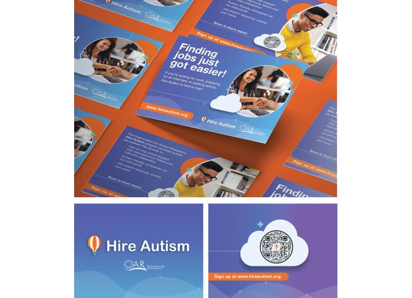 Hire Autism Postcard