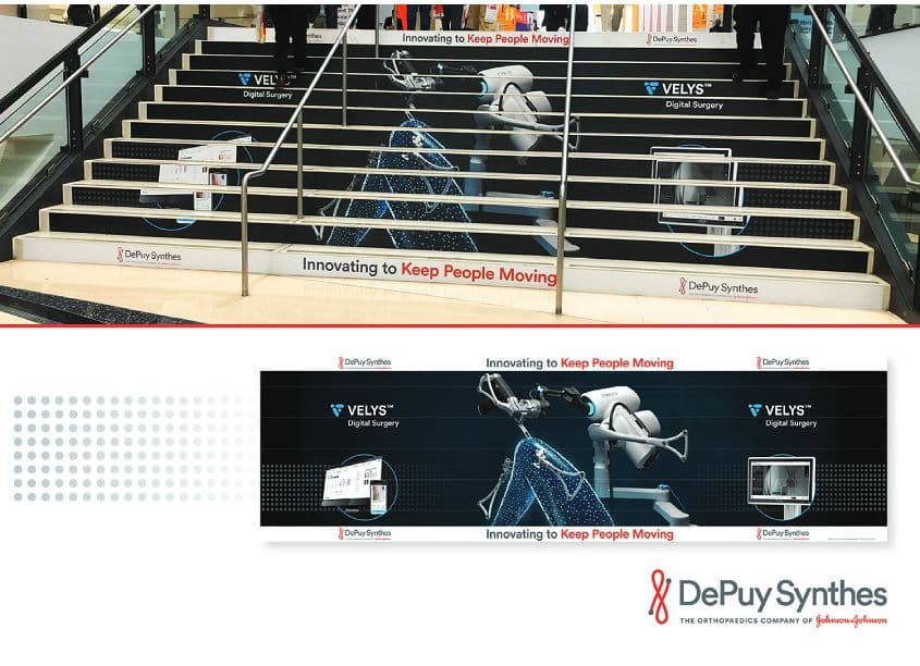DuPuy Synthes and VELYS™ Digital Surgery Conference Stairs