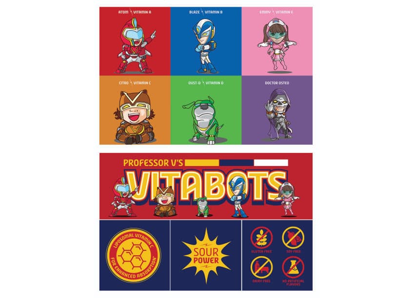 Vitabots Branding and Identity