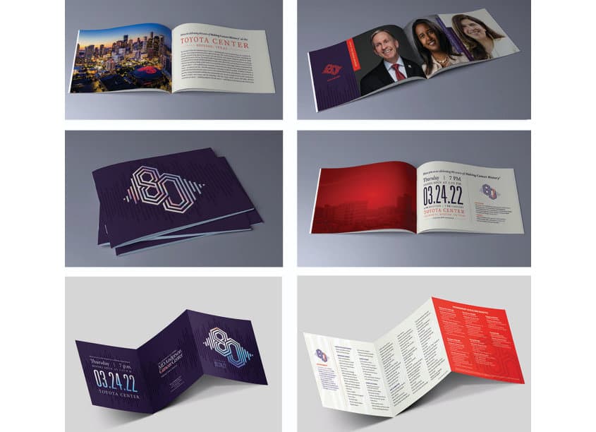 MD Anderson 80th Anniversary Invitations
