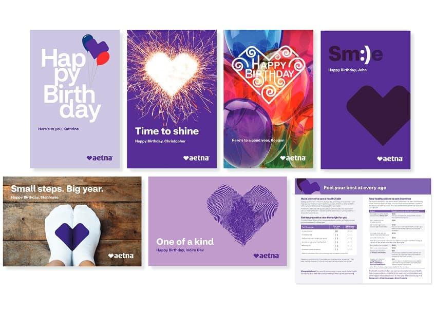 CVS Aetna 2022 Preventive Care Birthday Cards/Reminders