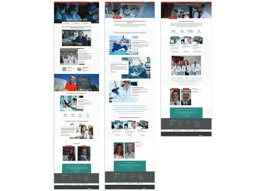 Division of Plastic and Reconstructive Surgery Website