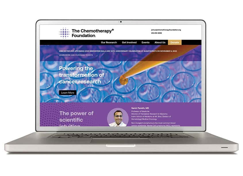 Chemotherapy+ Foundation Website