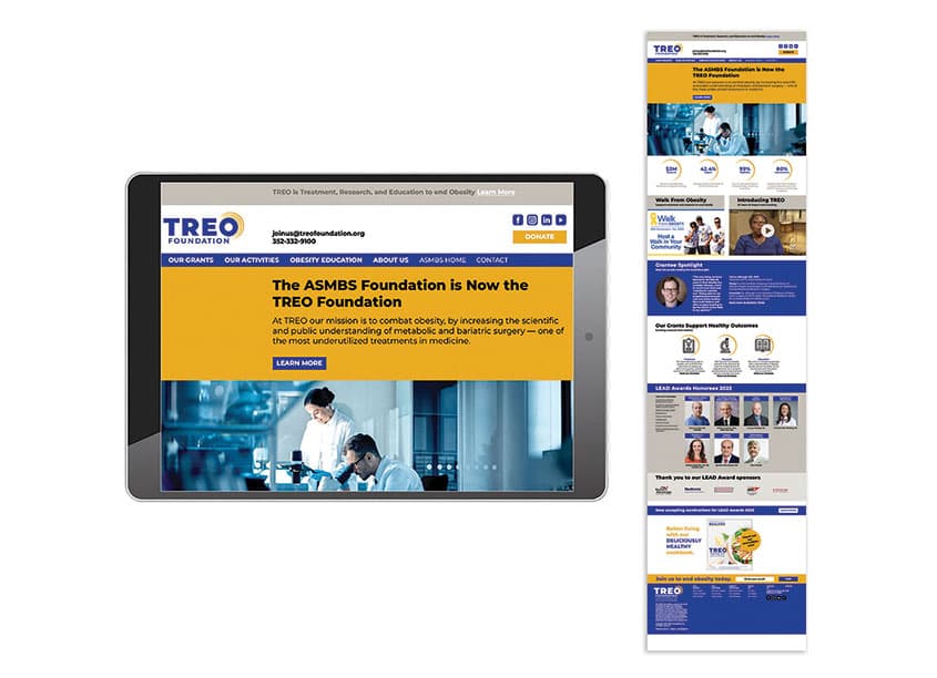 TREO Treatment, Research, and Education to End Obesity Website