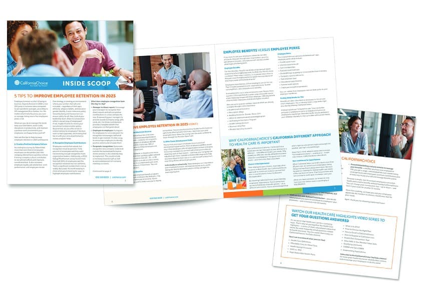 CaliforniaChoice Employer Newsletter