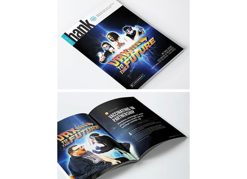 Hank Magazine Design - VAX To The Future