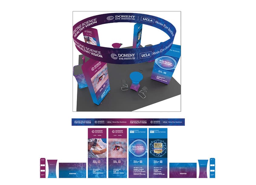 Doheny Eye Institute ARVO Booth Design