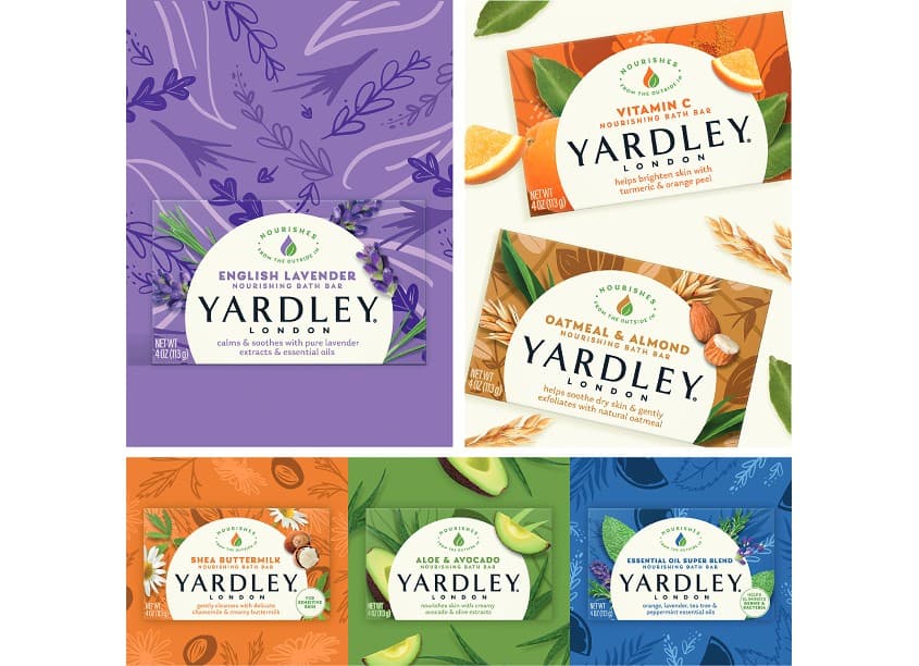 Yardley London Packaging 2023