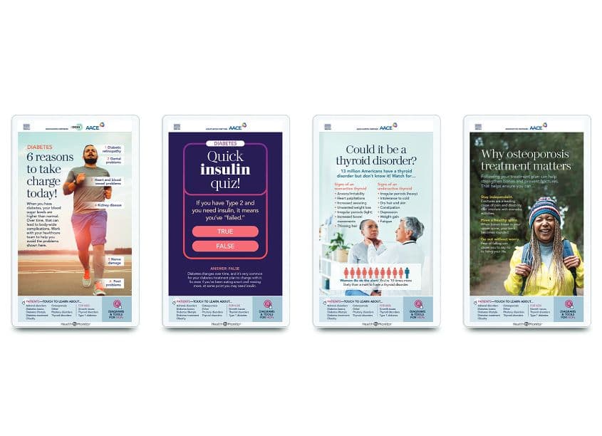 Health Monitor Endocrinology Digital Screens