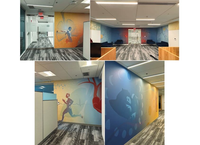 NHLBI Administrative Office Murals 2024