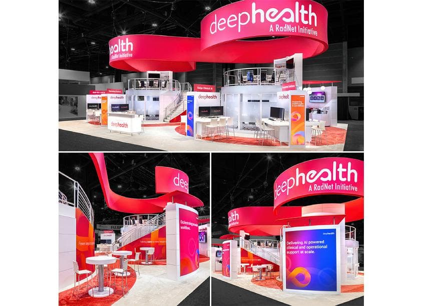 DeepHealth - A RadNet Initiative Trade Show Booth