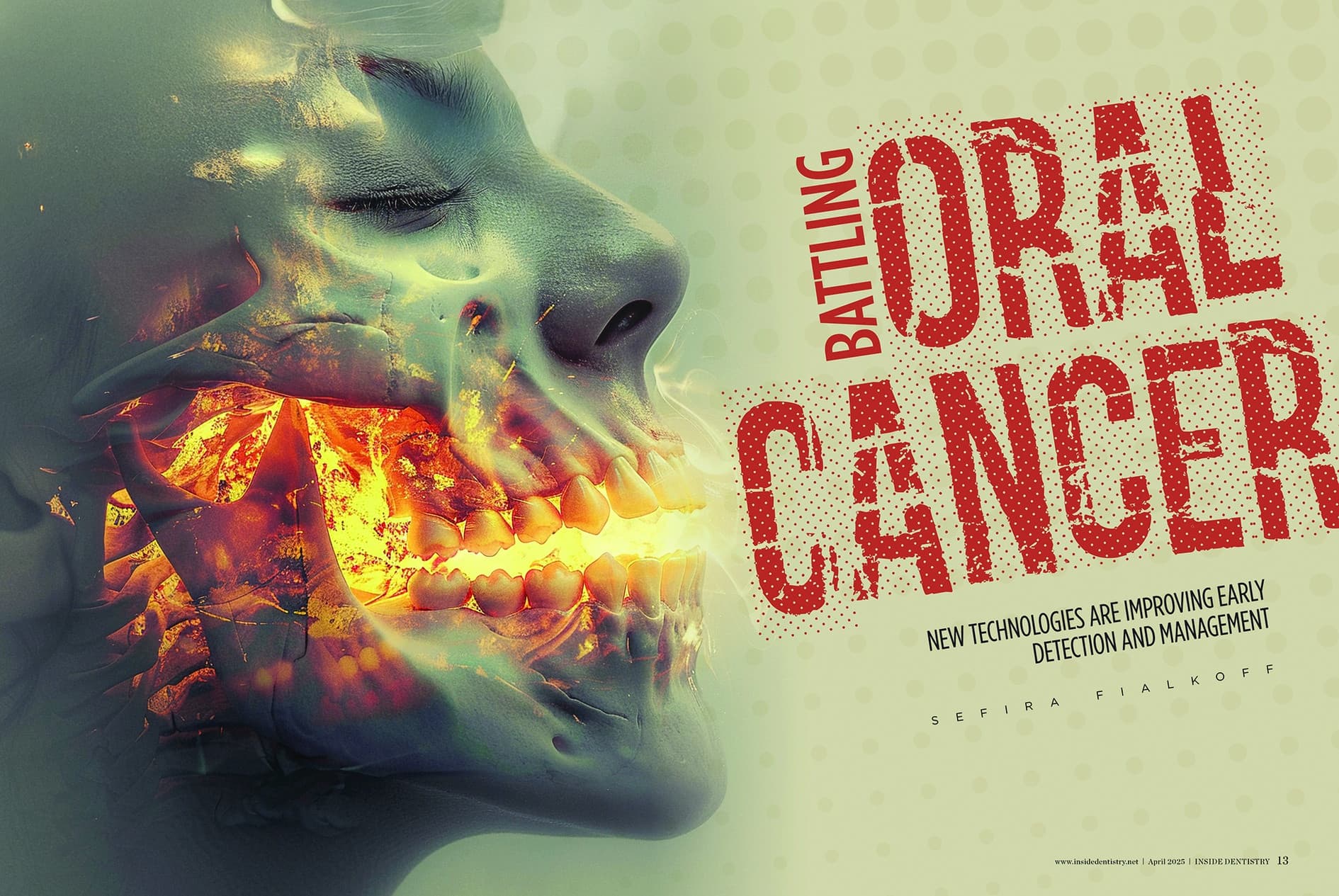 Battling Oral Cancer Editorial Feature, April 2025