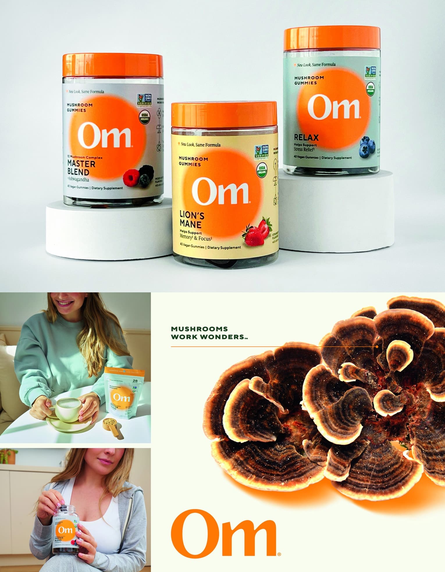 Om Mushrooms Package Design