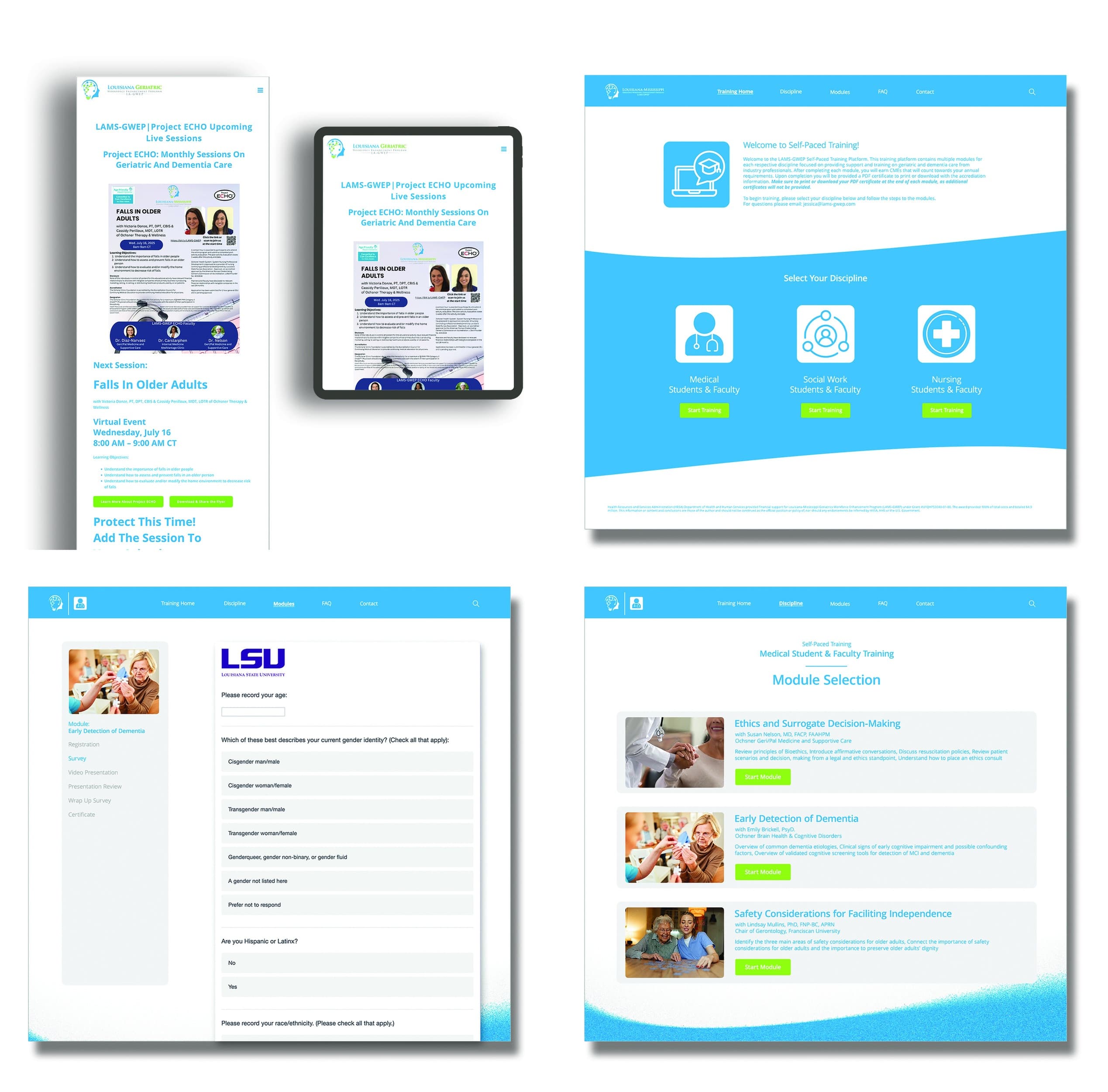 LAMS-GWEP Website & Learning Platform