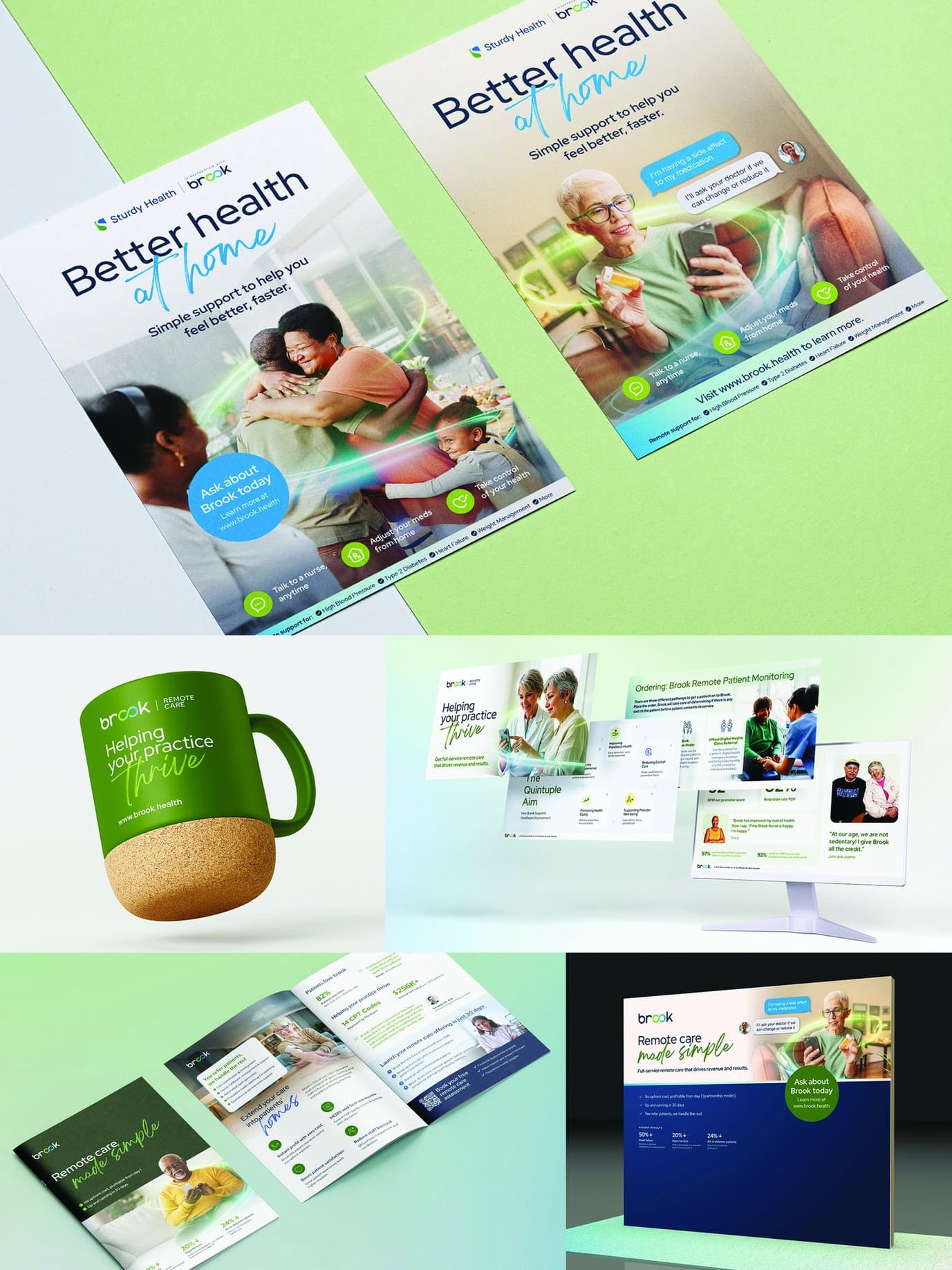 Brook Remote Care Branding