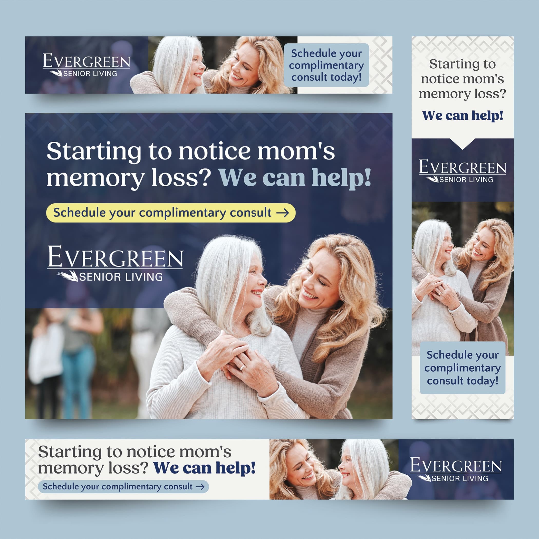 Evergreen Senior Living Advertising + Identity Design