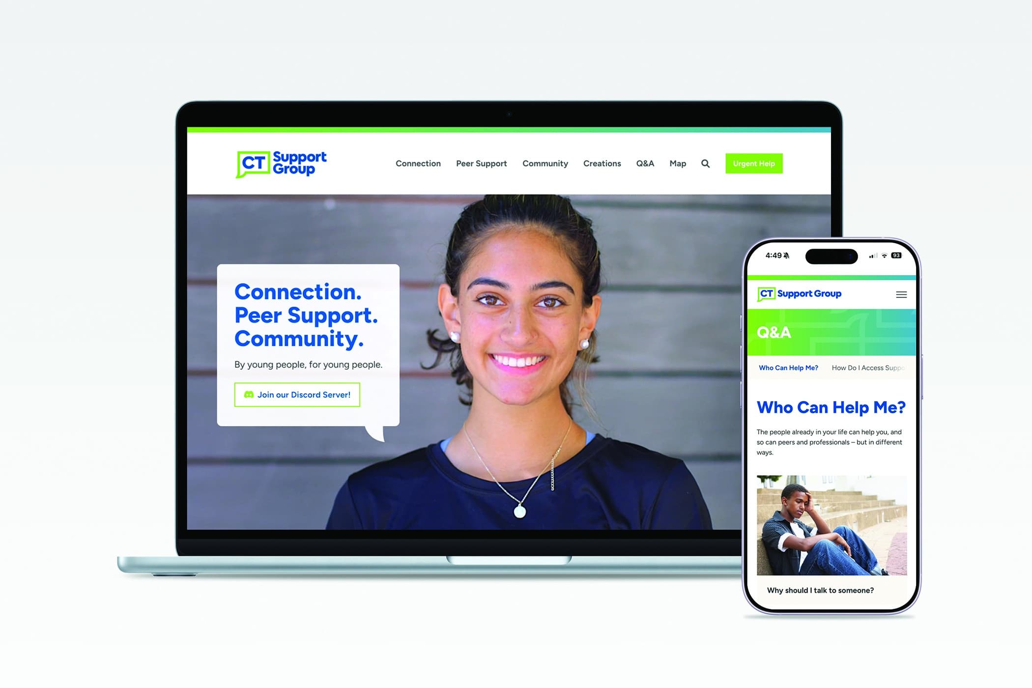 CT Support Group Website Redesign
