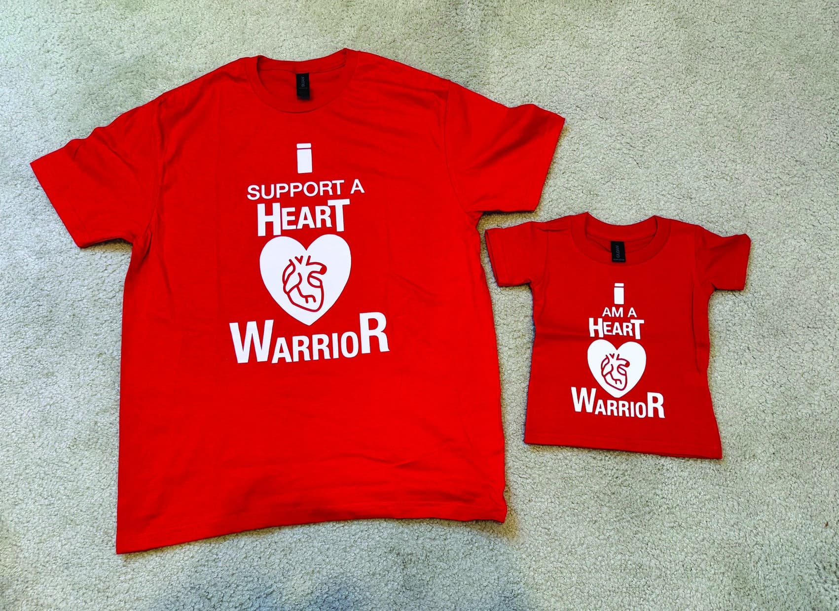 I SUPPORT A HEART WARRIOR T-Shirt Design