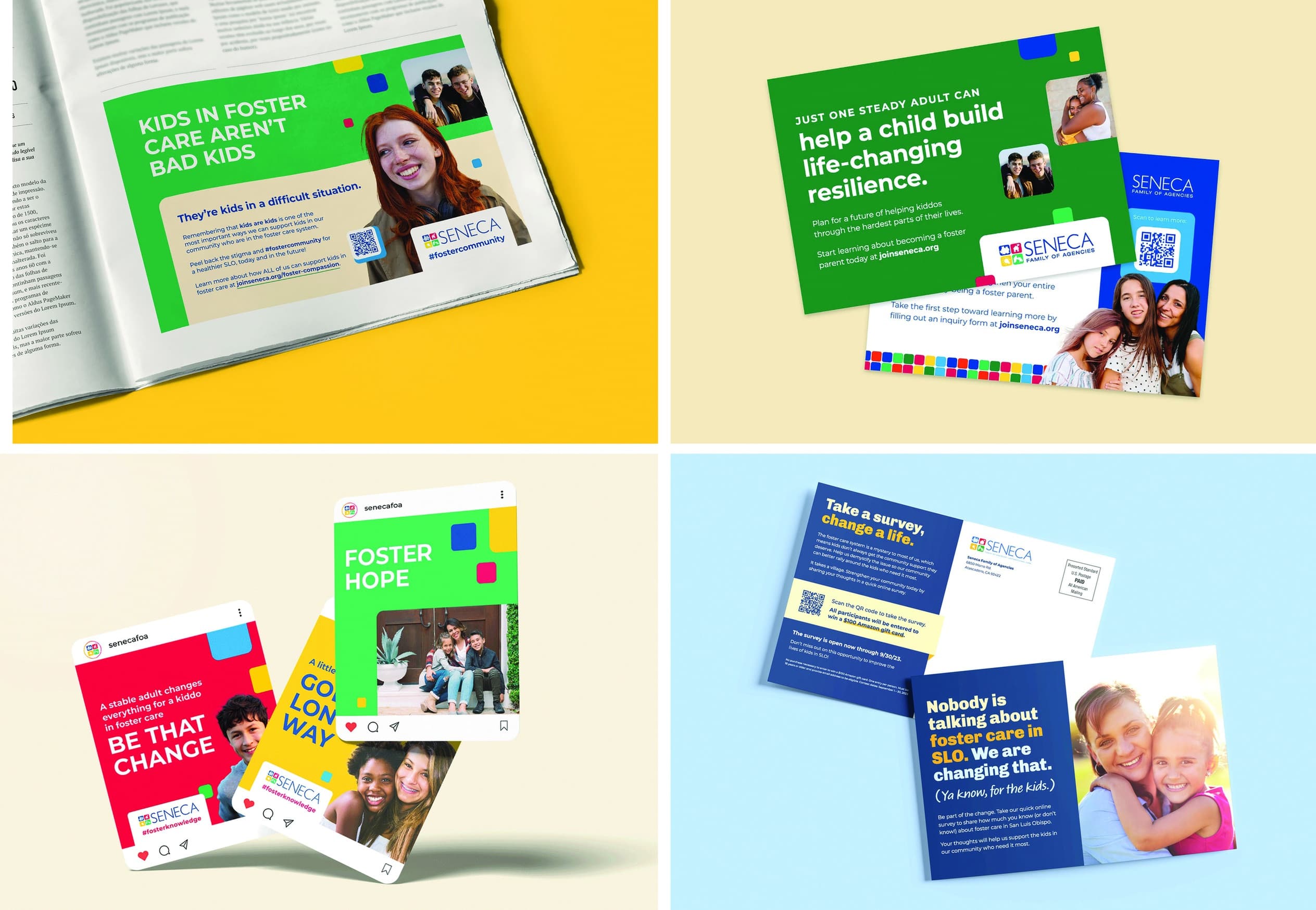 Seneca Family of Agencies Branding