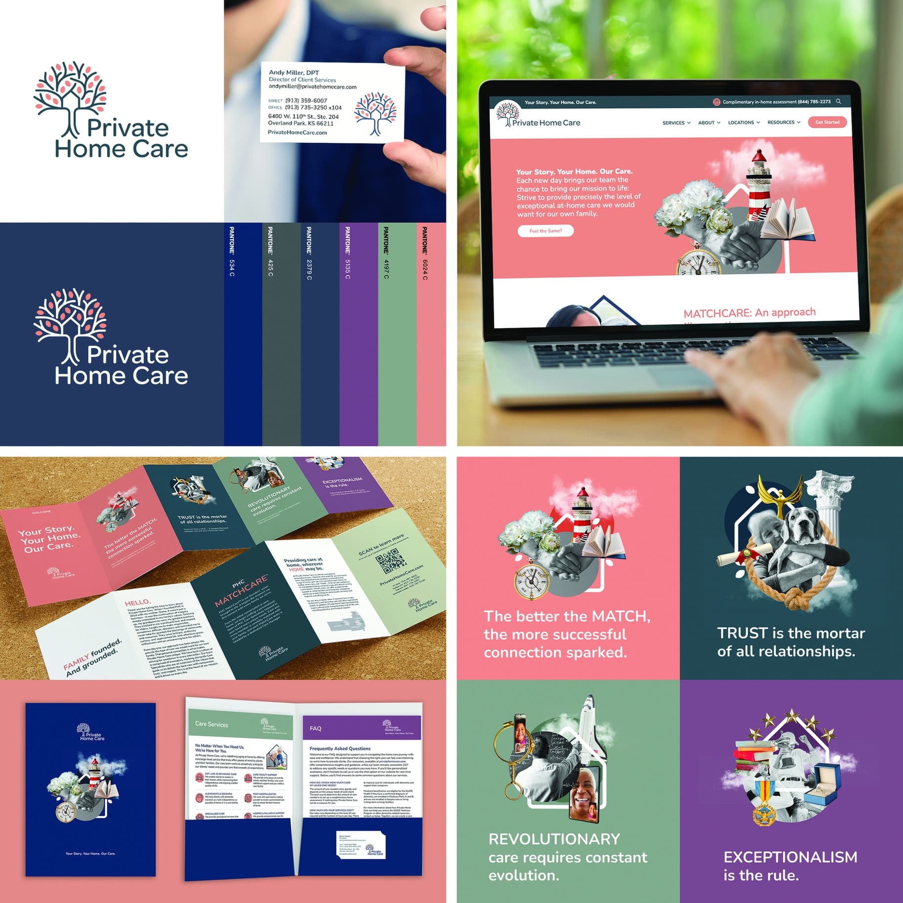 Private Home Care Brand Refresh & Marketing Collateral