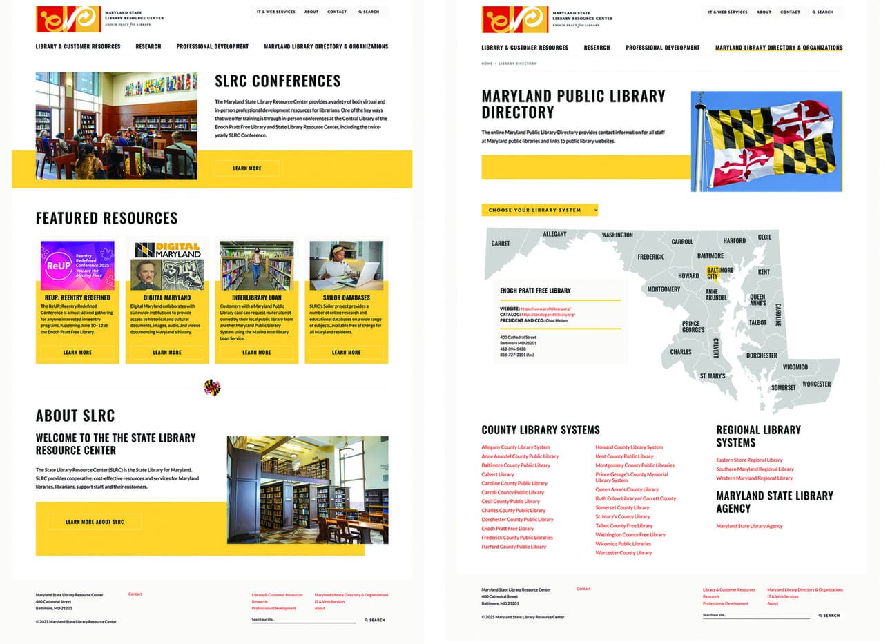 Maryland State Library Resource Center Website