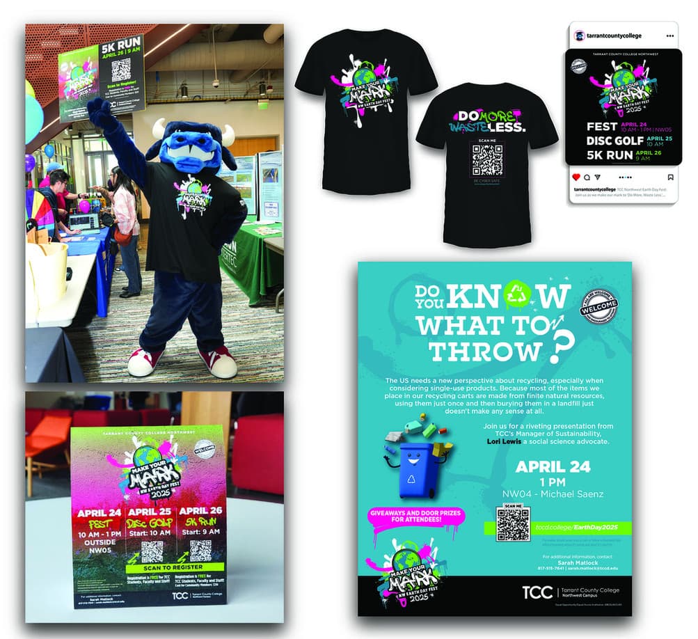 TCC Northwest Campus Earth Day Fest 2025 Campaign