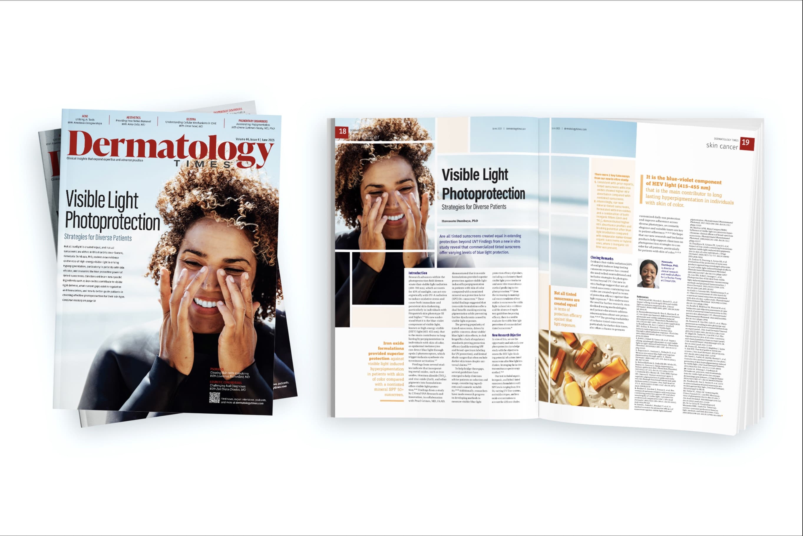 Dermatology Times June 2025 Publication: Visible Light Photoprotection