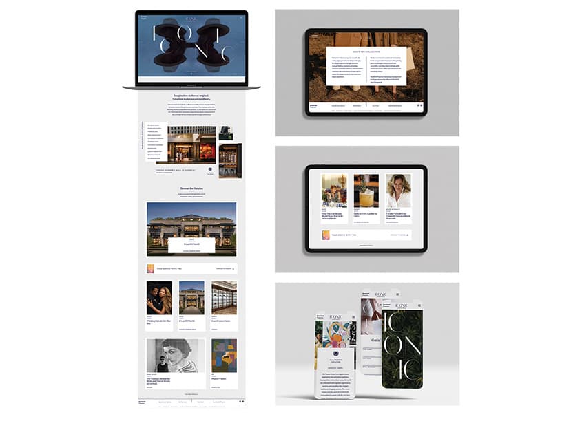 Iconic Collection Website