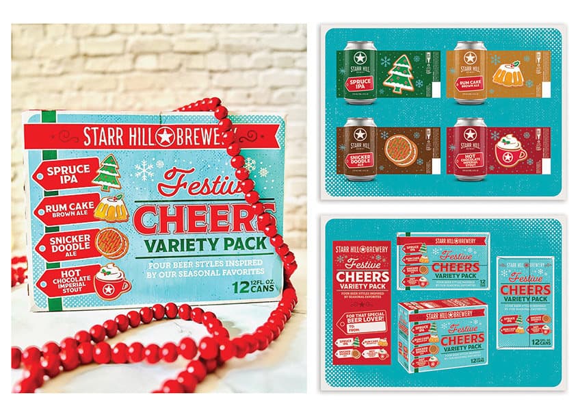 Starr Hill Brewery Festive Cheers Pack 2022