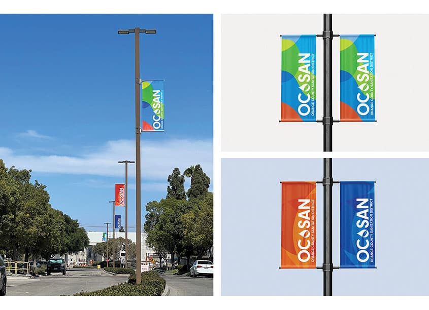 OC San Light Pole Banners