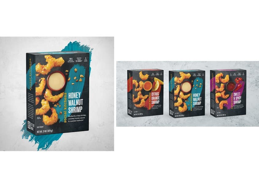 Social Kitchens Crispy Shrimp Packaging