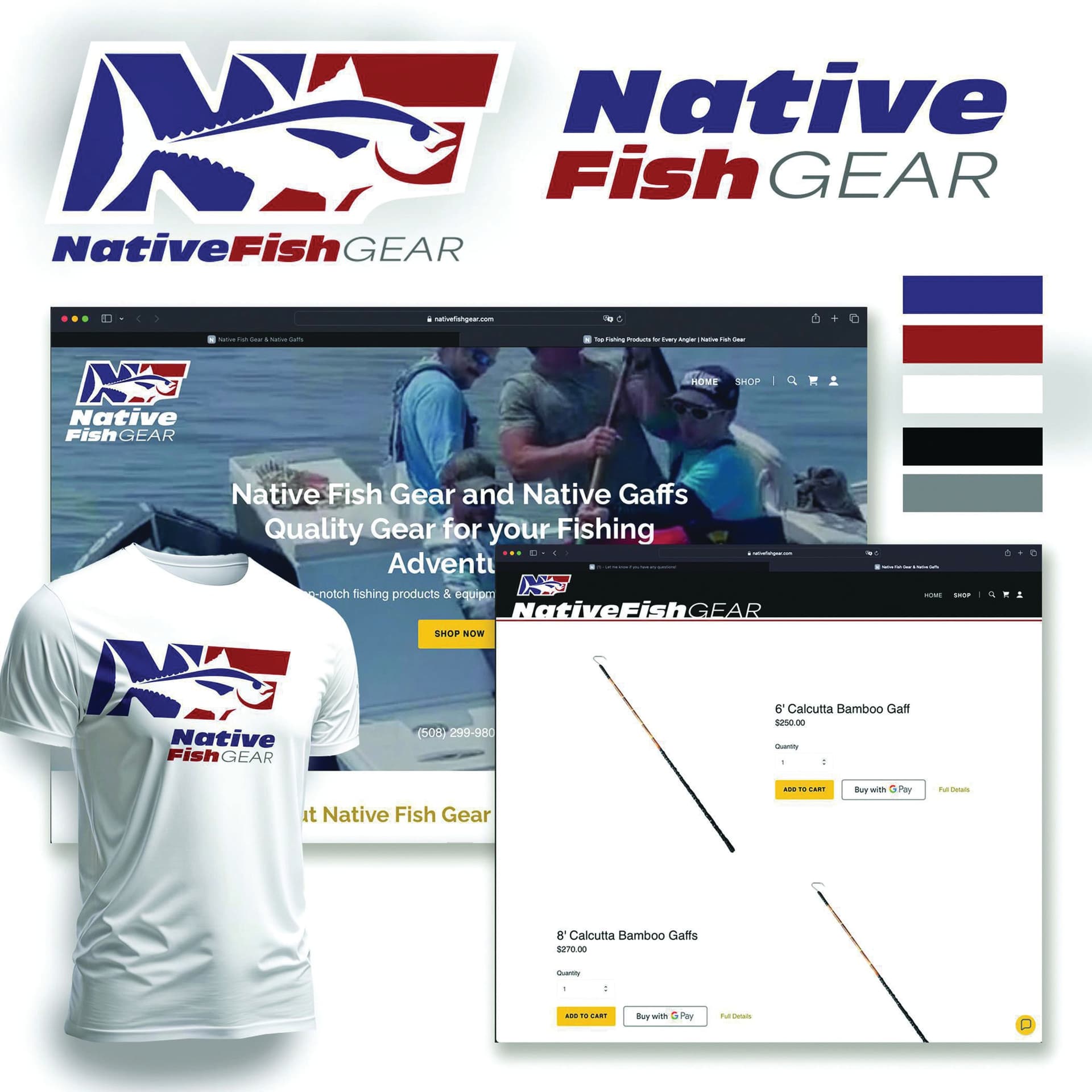 Native Fish Gear Digital Brand Assets