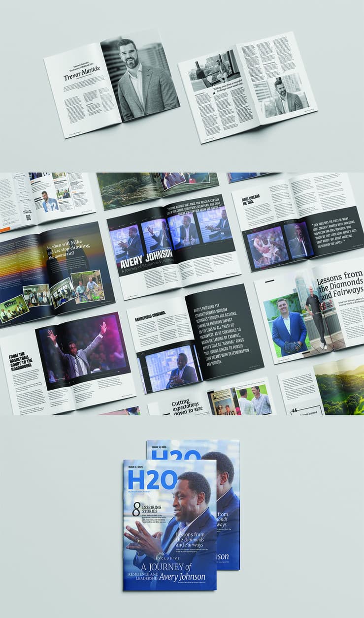 H2O Magazine Design